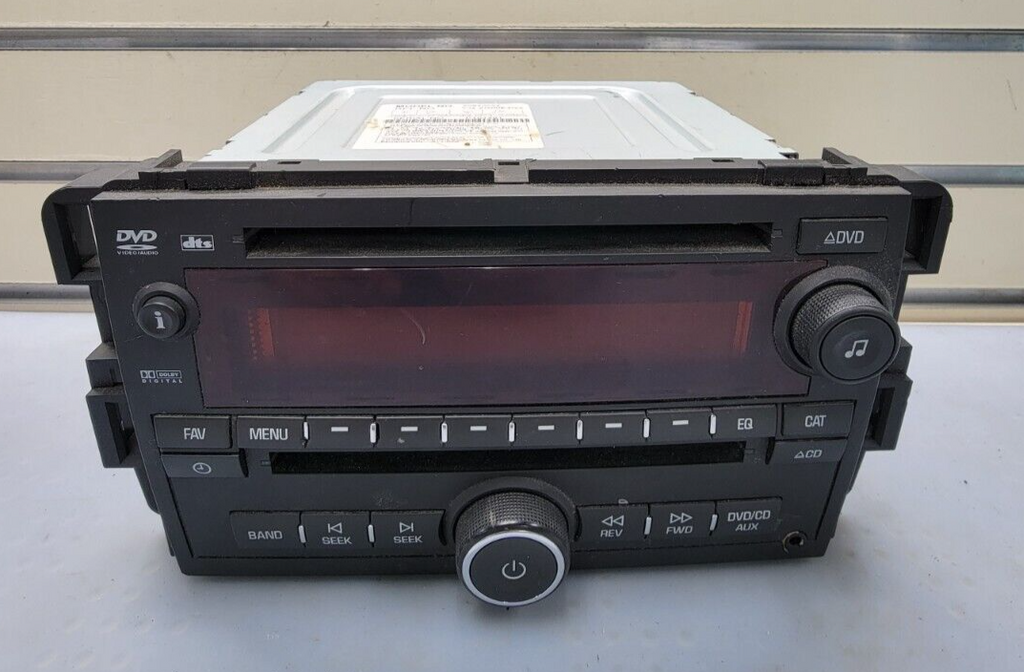 🔥09-12 Chevy Traverse Enclave Acadia Dash AM FM Radio Display DVD/CD AUX Player
