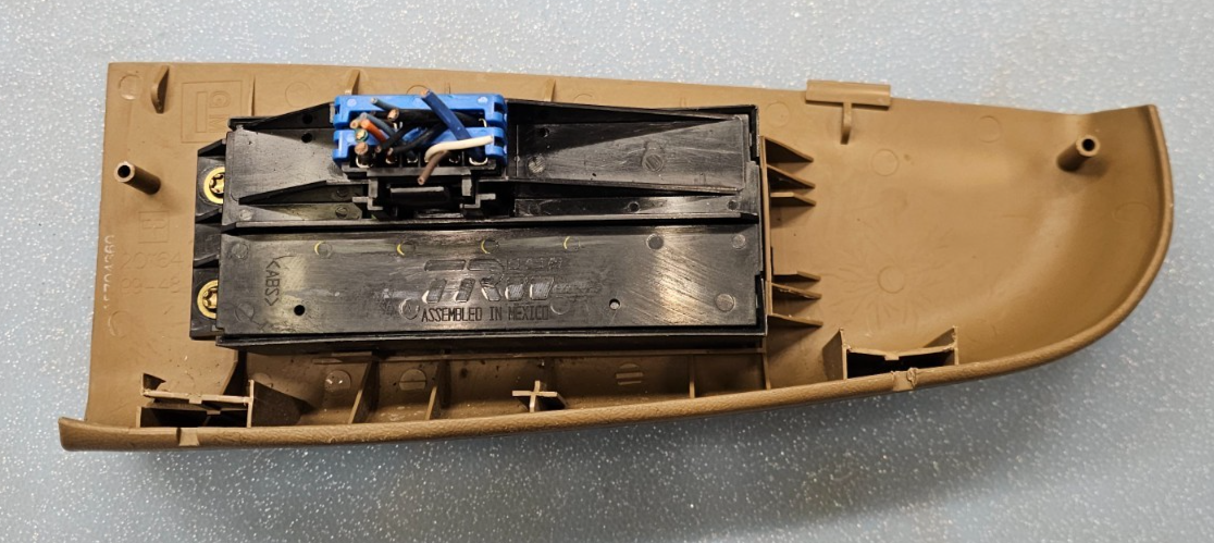 🔥99-02 Silverado SIERRA Front RIGHT Passenger Power Window Switch Lock Tan