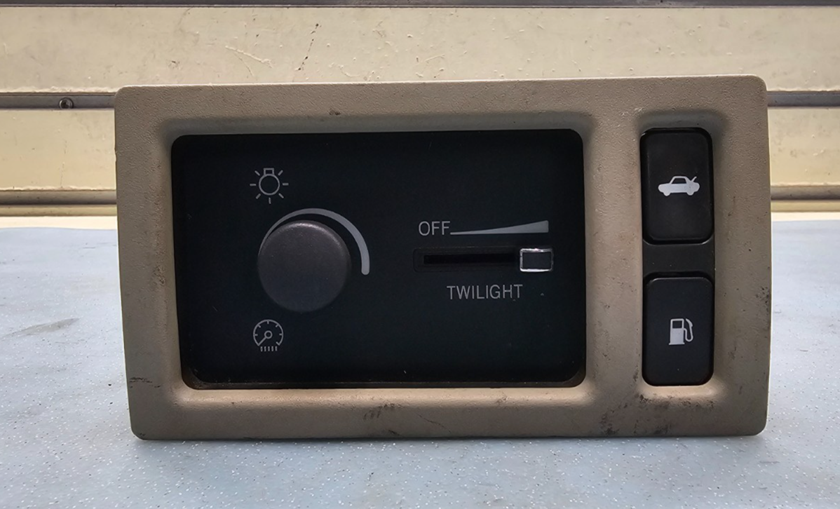 🔥97-99 Cadillac Deville Headlight Dimmer Control Switch Fuel Trunk Release TAN