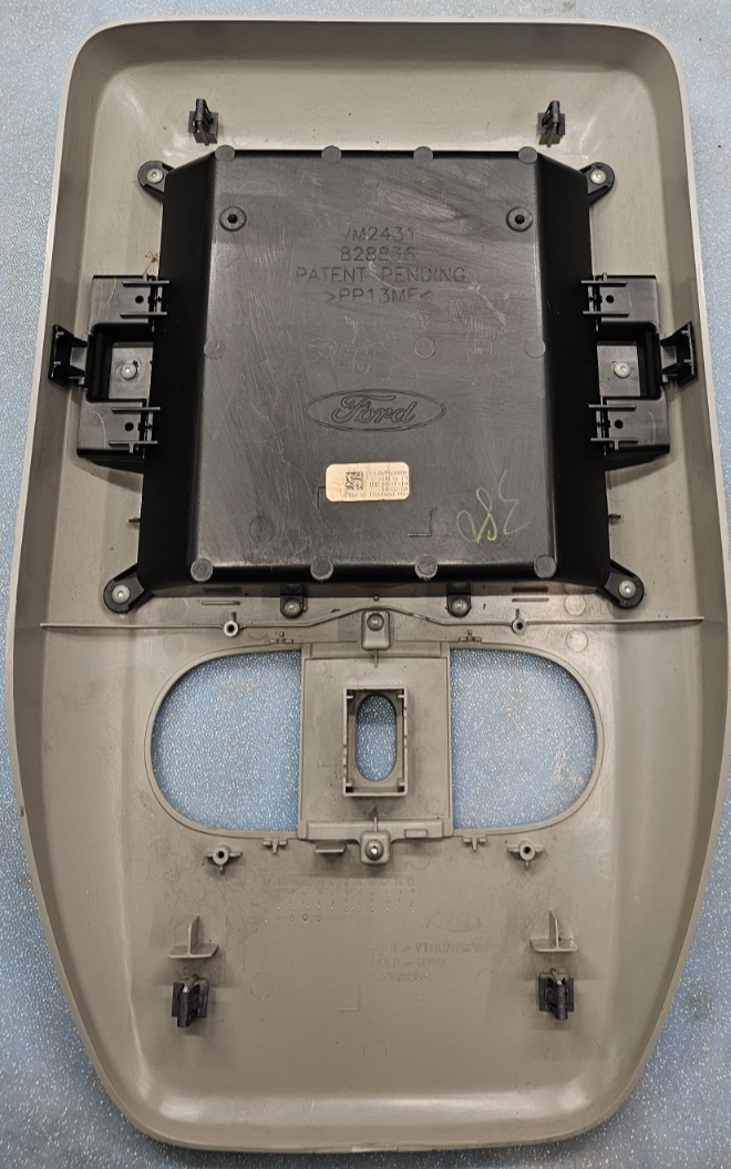 🔥04-08 Ford F-150 F150 Overhead Console DOME Light Lamp Roof🔴Storage Tan 09