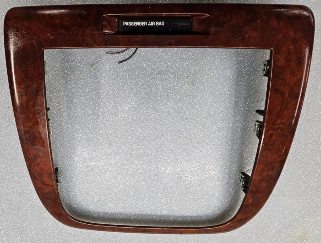 🔥06-13 Impala Center Dash AM FM Radio Stereo Trim Panel Bezel Woodgrain OEM