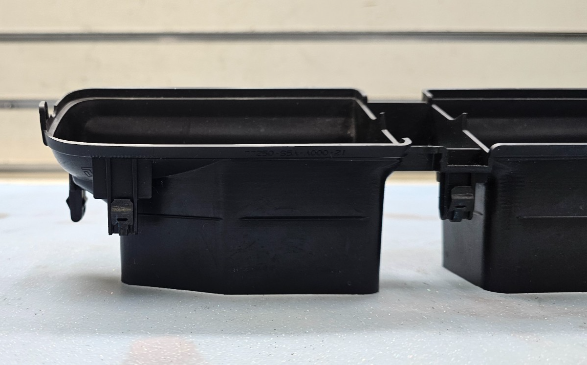 🔥2001-2005 HONDA CIVIC DASH RADIO BEZEL CLIMATE CONTROL AIR VENT BLACK