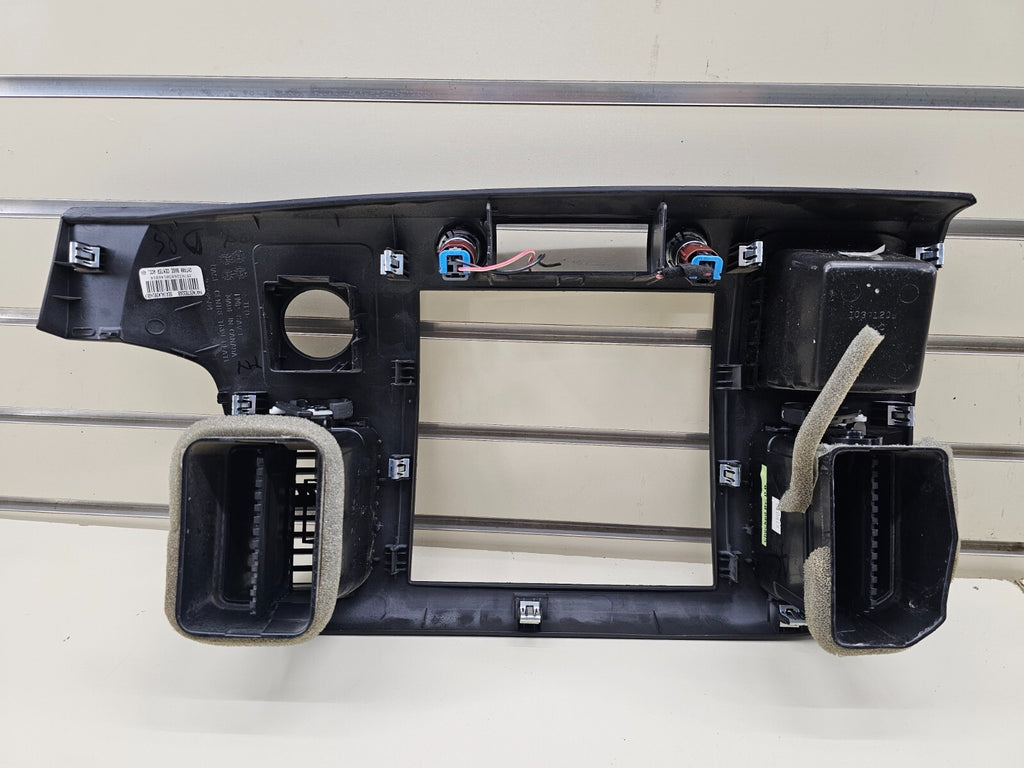 🔥07-14 Silverado SIERRA Center Dash Radio Bezel AC Climate Trim Panel BLACK B6