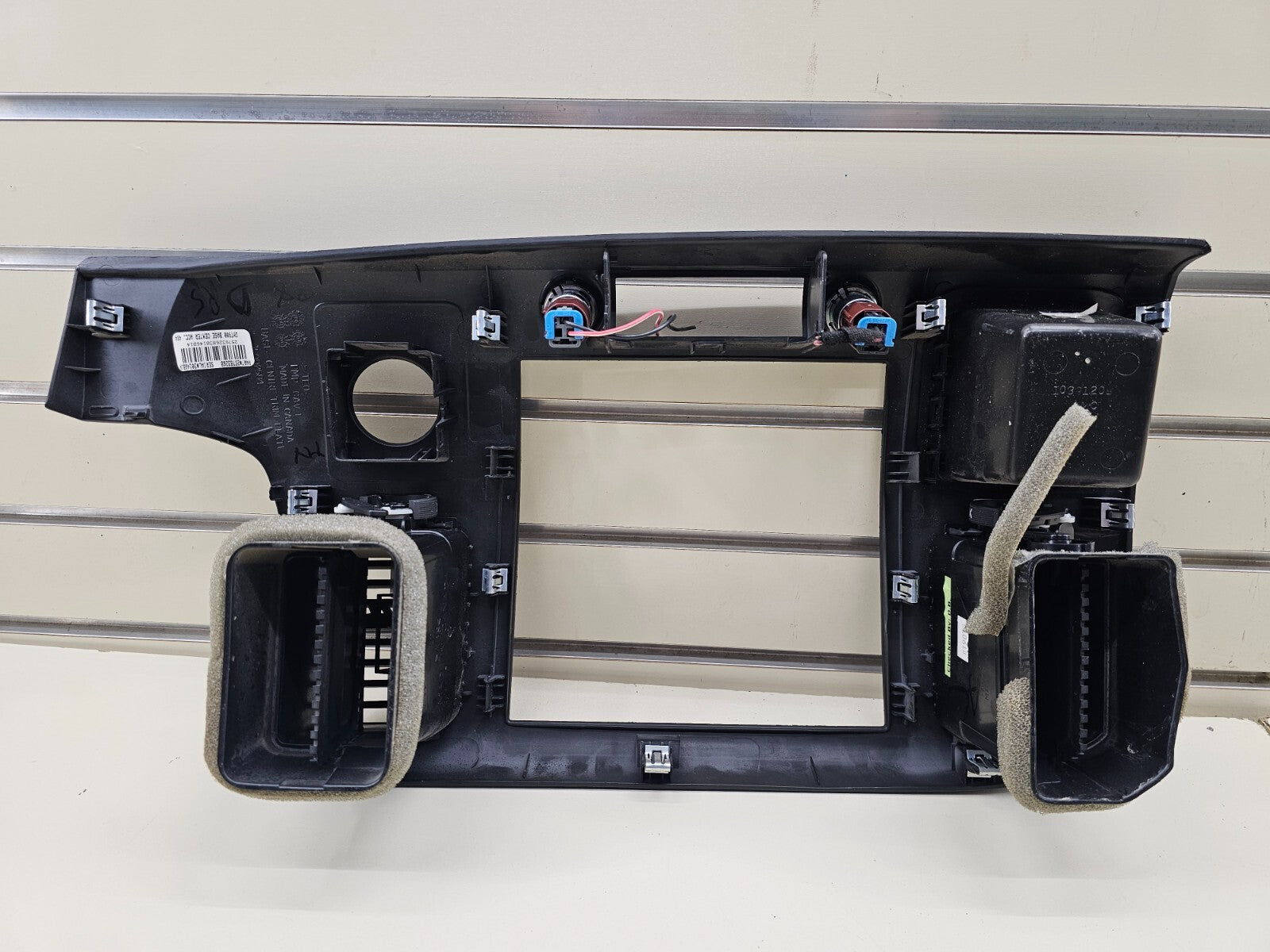 🔥07-14 Silverado SIERRA Center Dash Radio Bezel AC Climate Trim Panel BLACK B6