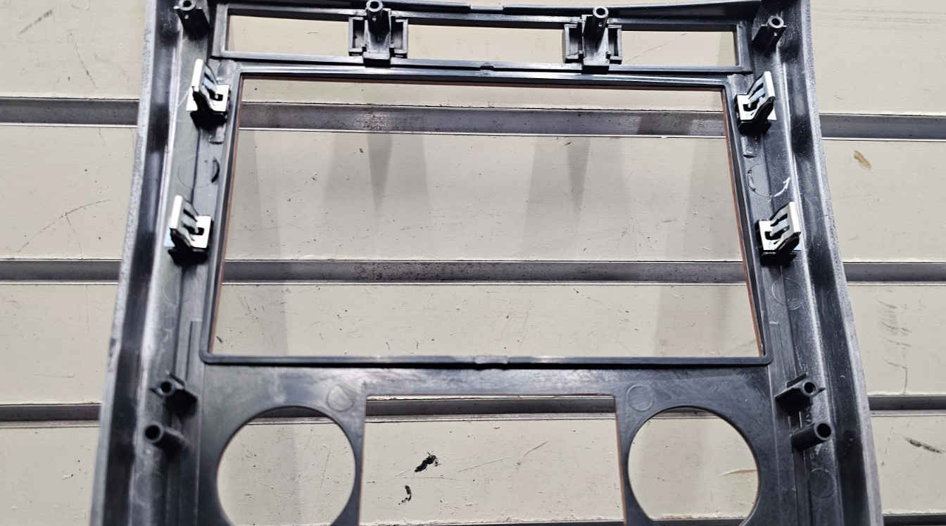 🔥07-09 Equinox Center Dash Radio Climate Surround Bezel Trim SILVER/WOOD B43