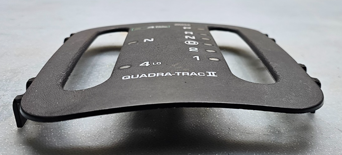 🔥99-04 JEEP GRAND CHEROKEE QUADRA-DRIVE SHIFTER FACE PLATE BEZEL OEM BLACK