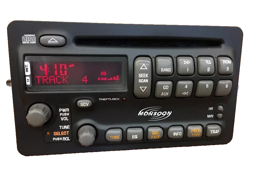 🔥01-05 Pontiac Grand Am Monsoon Cd Radio Unlocked -Plug & Play PRE-PROGRAMMED