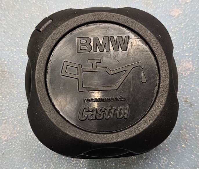 🔥90-10 BMW E36 E46 328 E39 528 E53 X5 Engine Oil Filler Cap Lid Castrol Silver