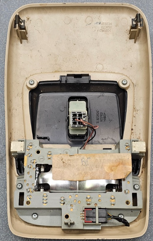🔥02-05 Explorer Mountaineer Overhead Console Dome Map Light Storage Sunroof Tan