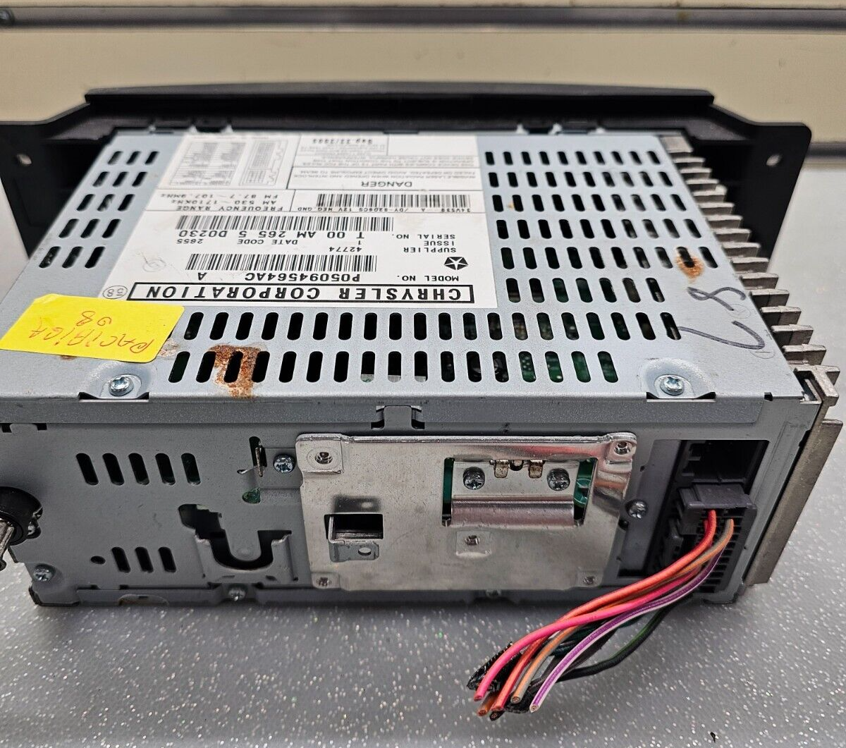 🔥2004-2008 CHRYSLER PACIFICA Genuine Radio Mp3 CD Player Factory OEM