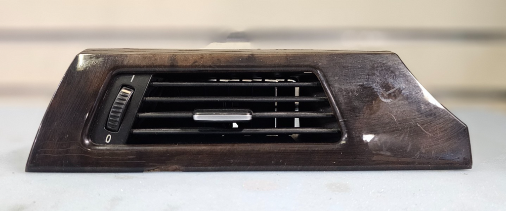 🔥04-10 BMW 535I 525I 530I 550I Left Driver Dash Air Vent Conditioning WOOD OEM