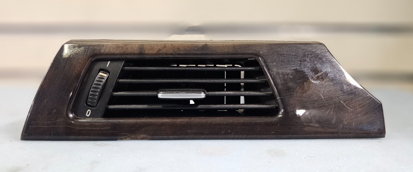 🔥04-10 BMW 535I 525I 530I 550I Left Driver Dash Air Vent Conditioning WOOD OEM