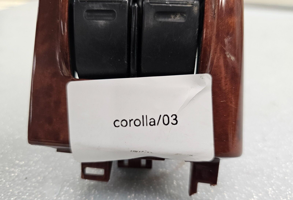 🔥03-08 Corolla Matrix Left Driver Master Power Window Switch Assembly Wood OEM
