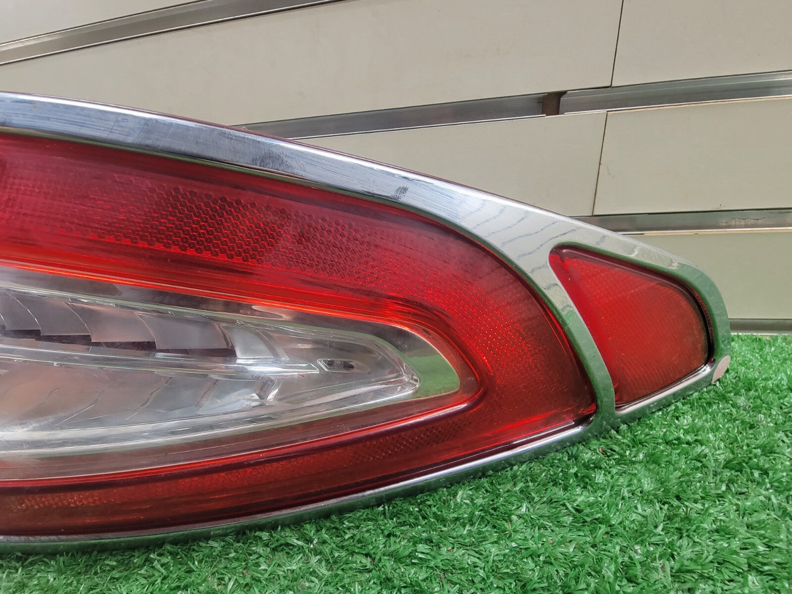 🔥2013-2016 Ford Fusion LEFT DRIVER  LED Tail Light Assembly Lamp Chrome OEM