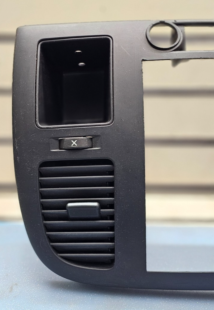 🔥07-14 Silverado SIERRA Center Dash Radio Bezel AC Climate Trim Panel Black B6