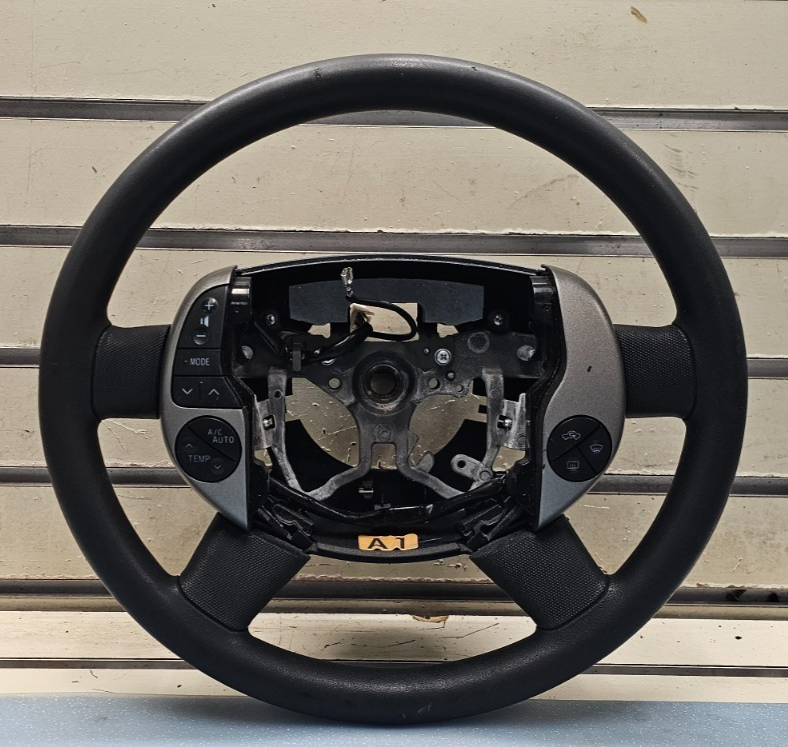 🔥04-09 Prius Hybrid Steering Wheel Column Cruise Control Switch Leather Black 
