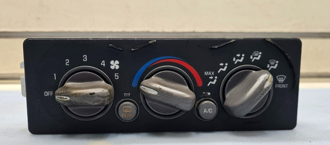 🔥01-05 GRAND AM Dash AC A/C HVAC Heater Temperature Climate Control Black