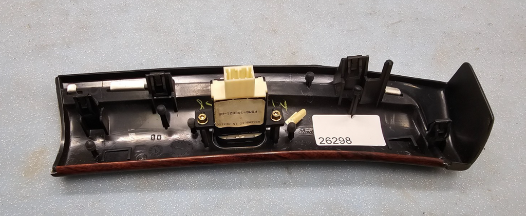 🔥95-02 Grand Marquis Rear Defrost Switch Bezel Trip Panel Wood OEM