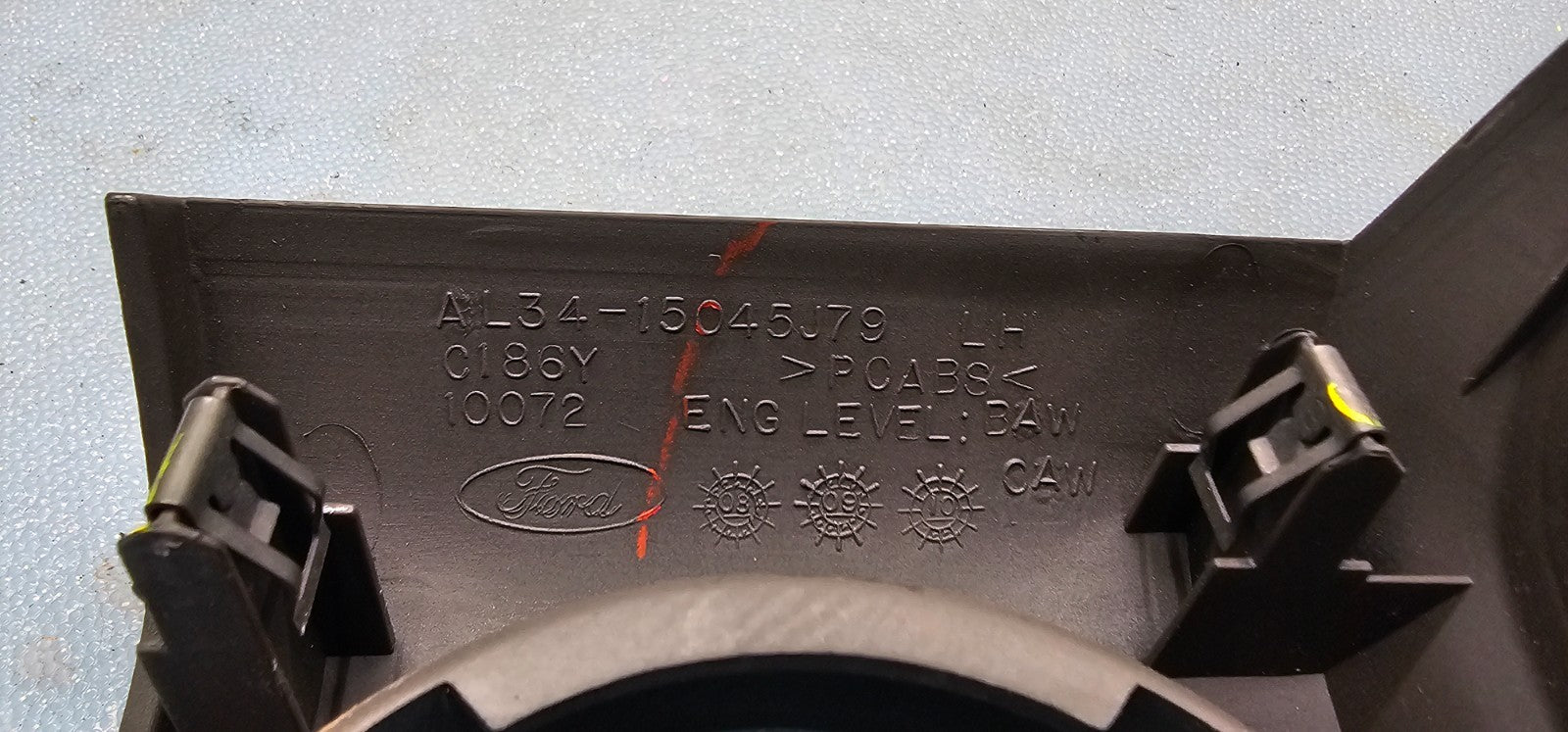 🔥09-14 Ford F150 Dash Center Left Driver Air Vent Heater Conditioning DK GRAY