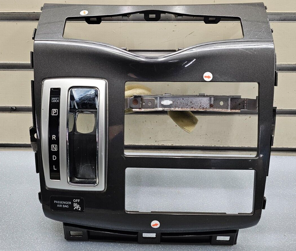 🔥11-14 NISSAN QUEST CENTER CONSOLE SHIFTER RADIO BEZEL TRIM PANEL COVER BLACK