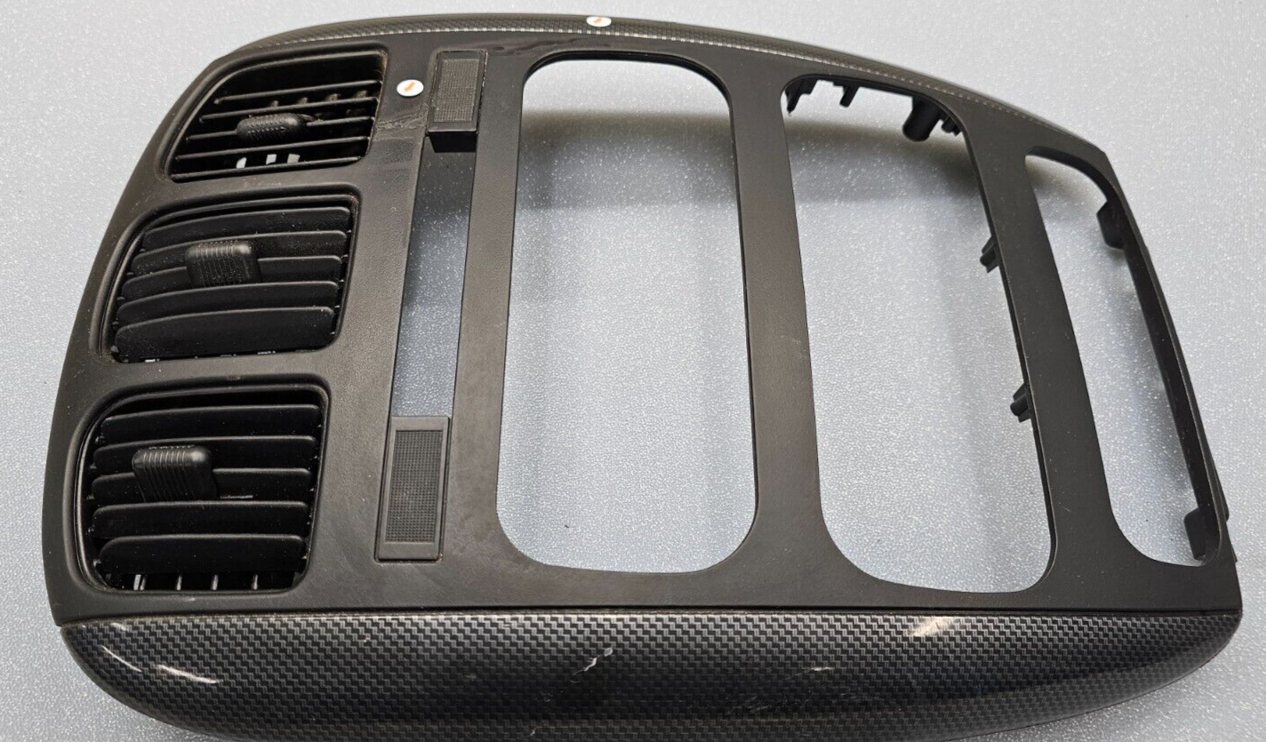 🔥01-07 Caravan Town Country Dash Radio Stereo Climate TRIM bezel Carbon Fiber