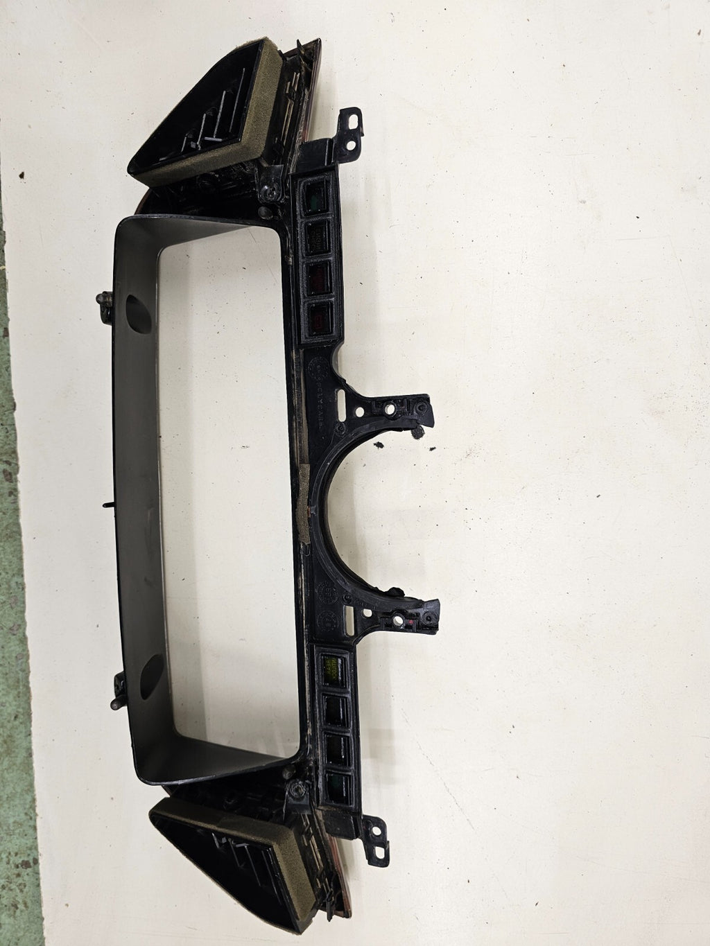 87-91 F150 BRONCO Dash Instrument CLUSTER Bezel Speedo Gauge Trim WOOD/Black C11