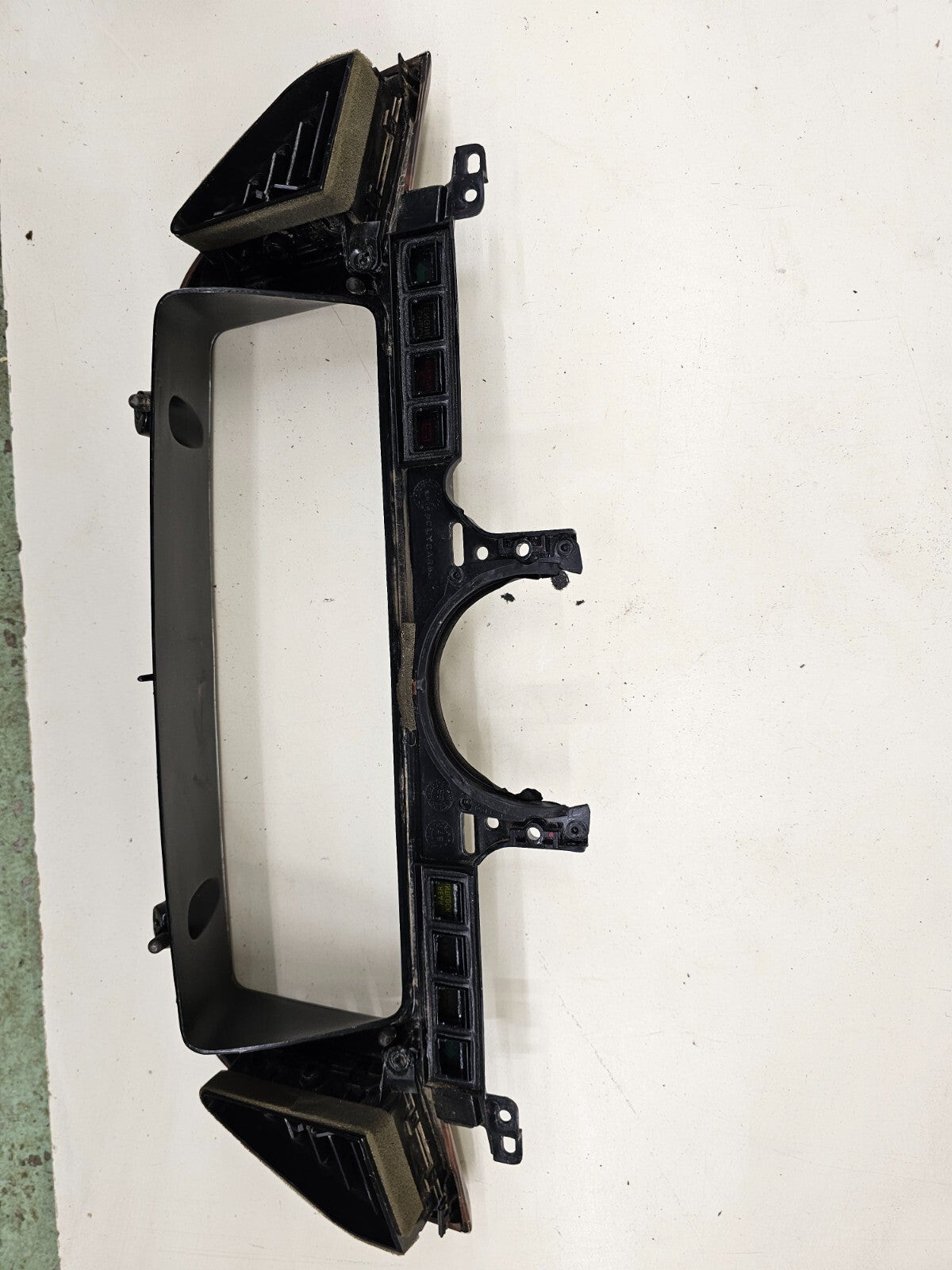 87-91 F150 BRONCO Dash Instrument CLUSTER Bezel Speedo Gauge Trim WOOD/Black C11