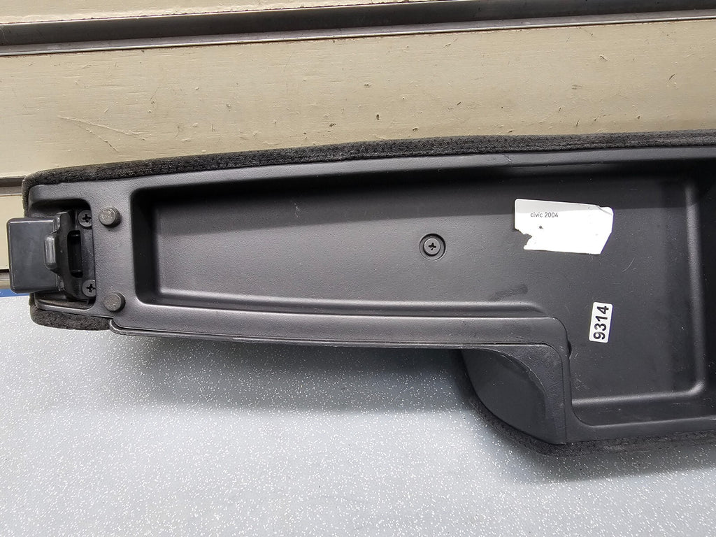 🔥01-05 Honda Civic Front Center Console Cover Arm Rest Lid Cover Gray Cloth OEM