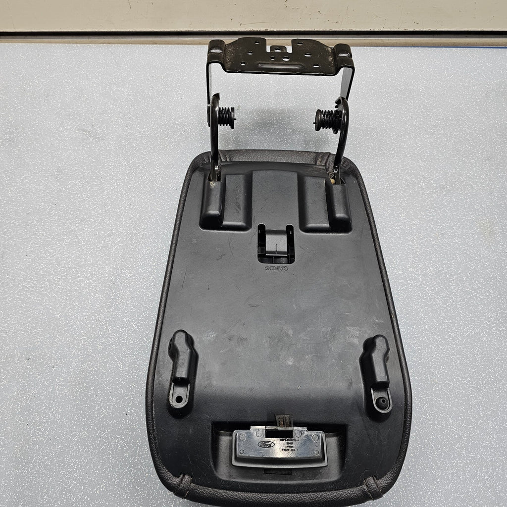 🔥13-16 Ford Fusion Front Center Console Lid Armrest Leather Cover Top Pad Black