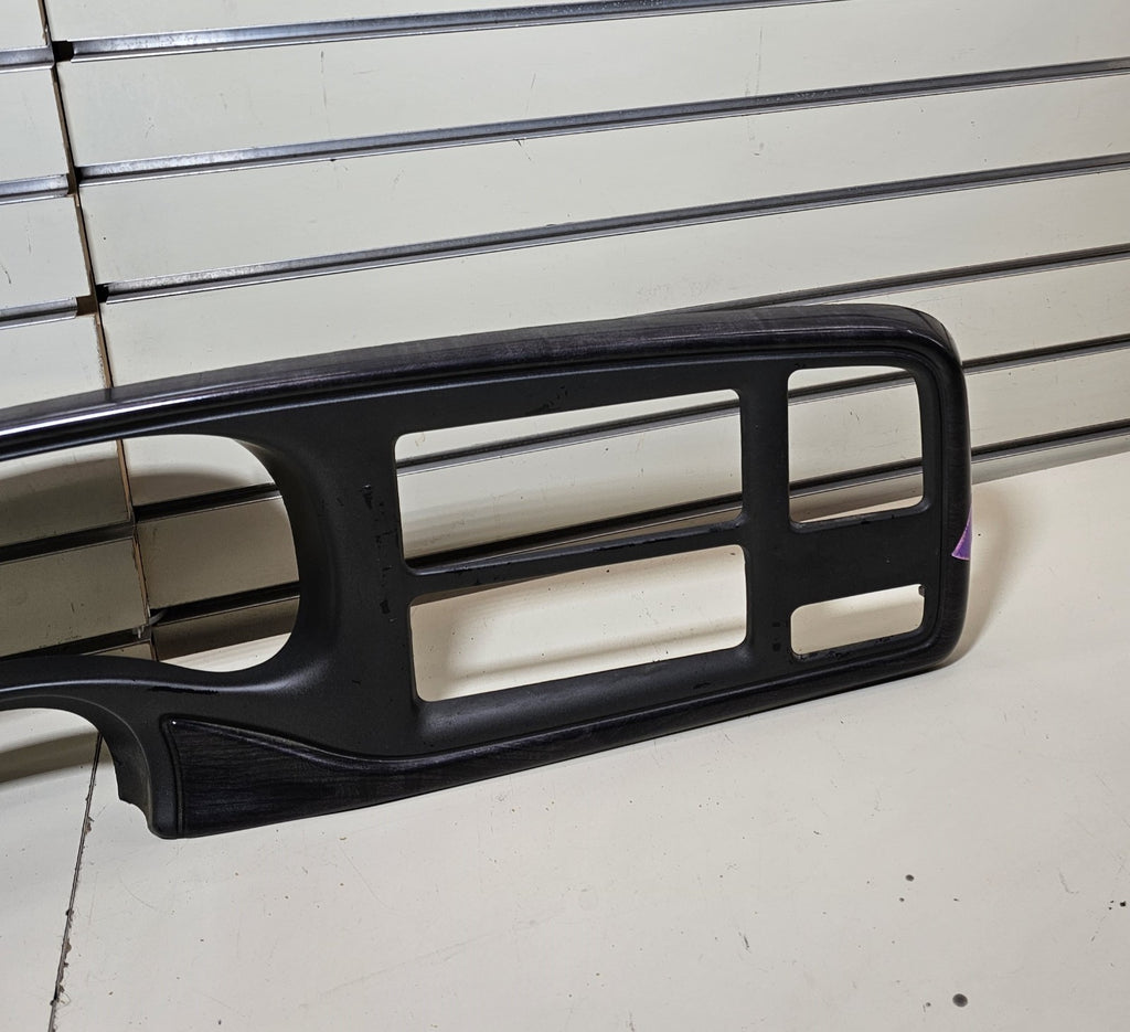 🔥99-02 CHEVY GMC Instrument Cluster Speedometer Dash Trim Panel Bezel Black C4