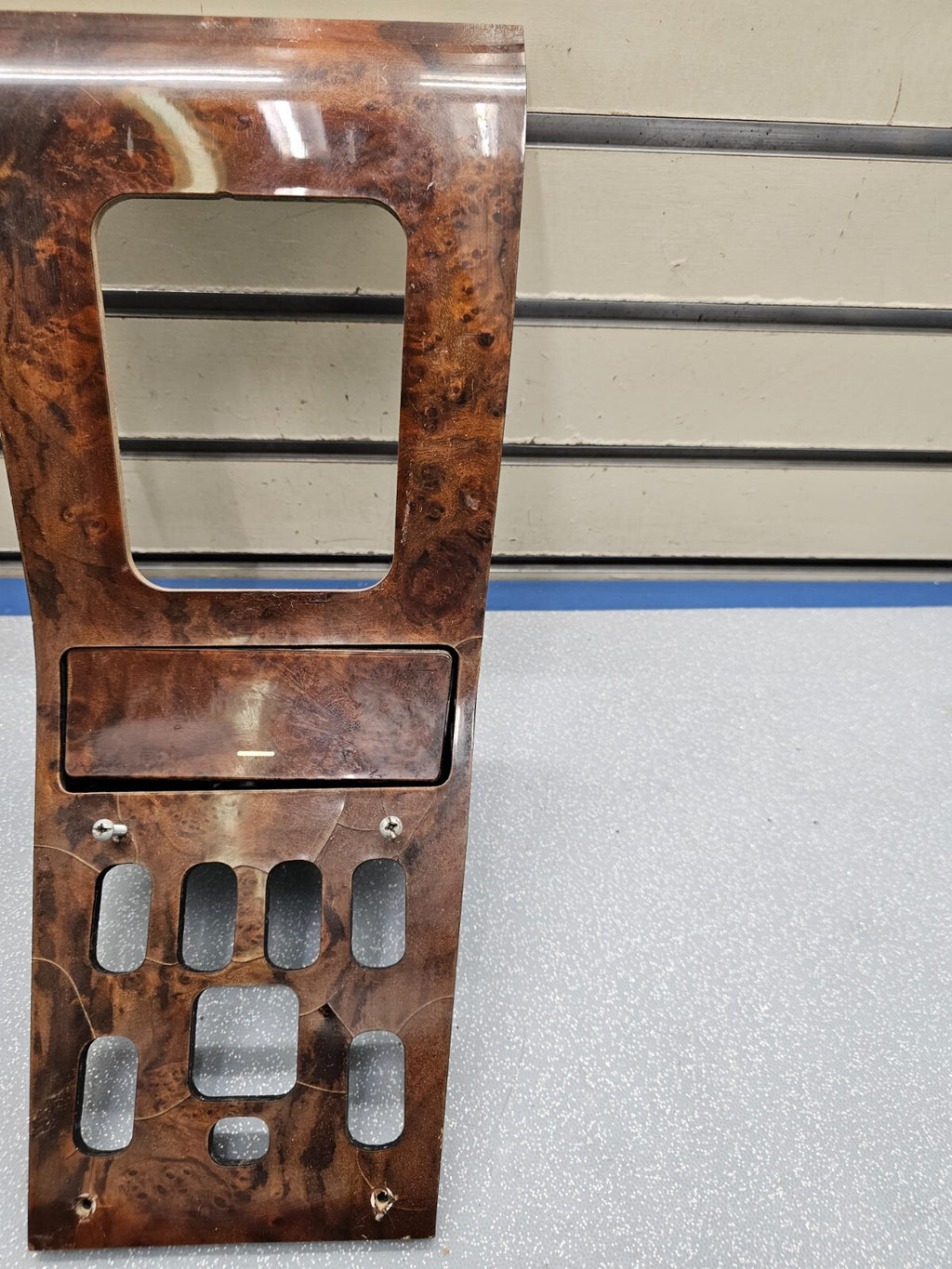 98-01 Mercedes ML320 ML430 Center Console Shifter Bezel Trim Window Switch Wood