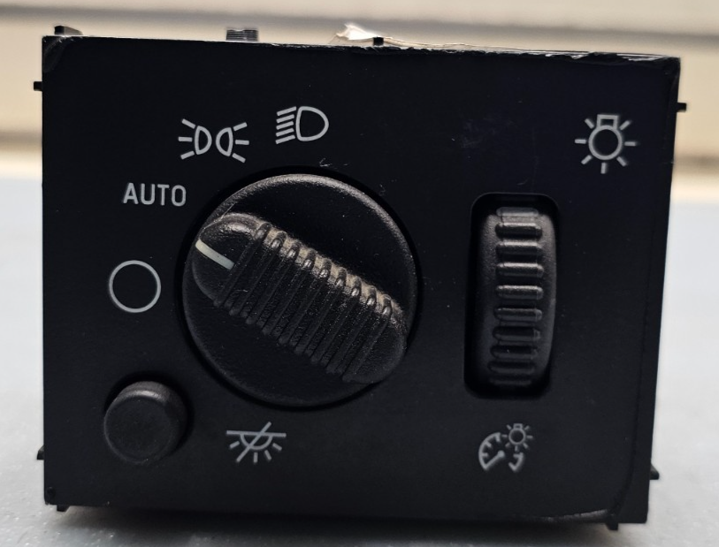🔥03-06 SILVERADO GMC SIERRA HEADLIGHT DOME LIGHT DIMMER CONTROL SWITCH BLACK