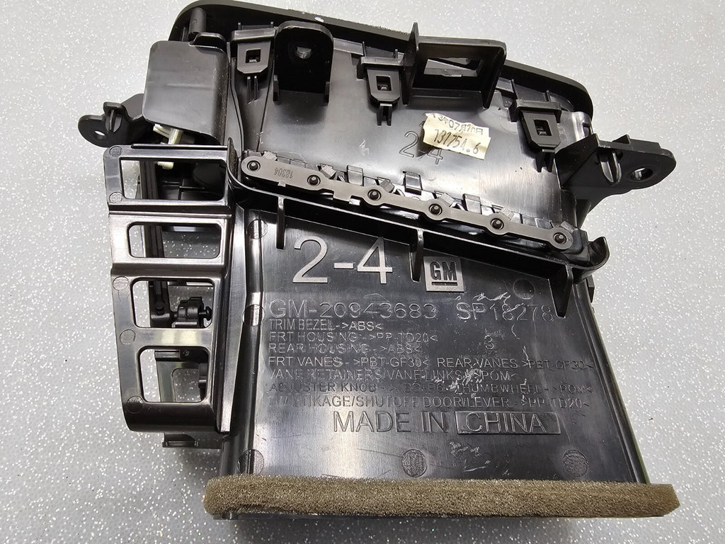 🔥14-19 Chevy GM Silverado Sierra Dash AC A/C Air Vent Heater Outlet Panel Black