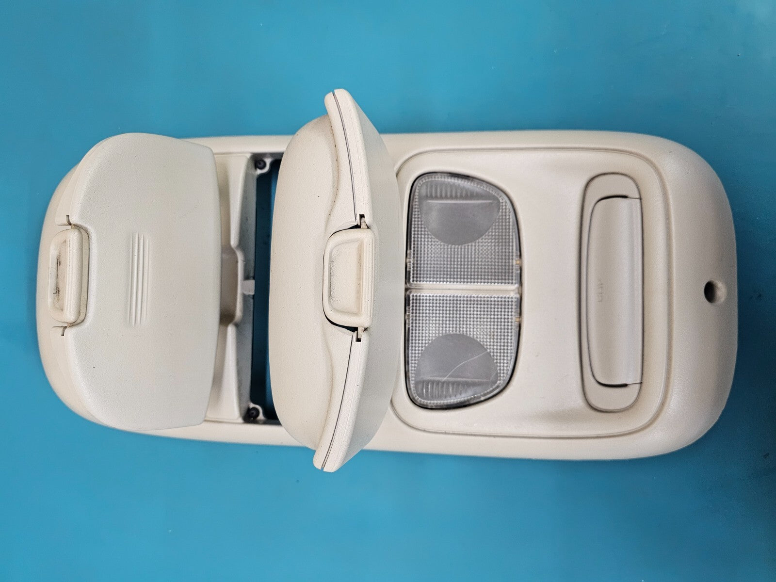 🔥99-04 Dodge Dakota Durango Sunroof Overhead Console DOME Map Light Storage TAN