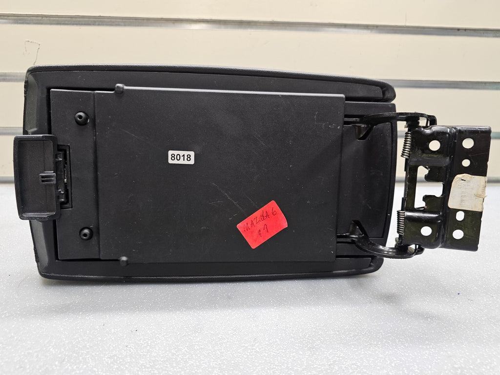 🔥09-13 Mazda 6 Center Console Leather Sliding Armrest Lid Assembly Black OEM