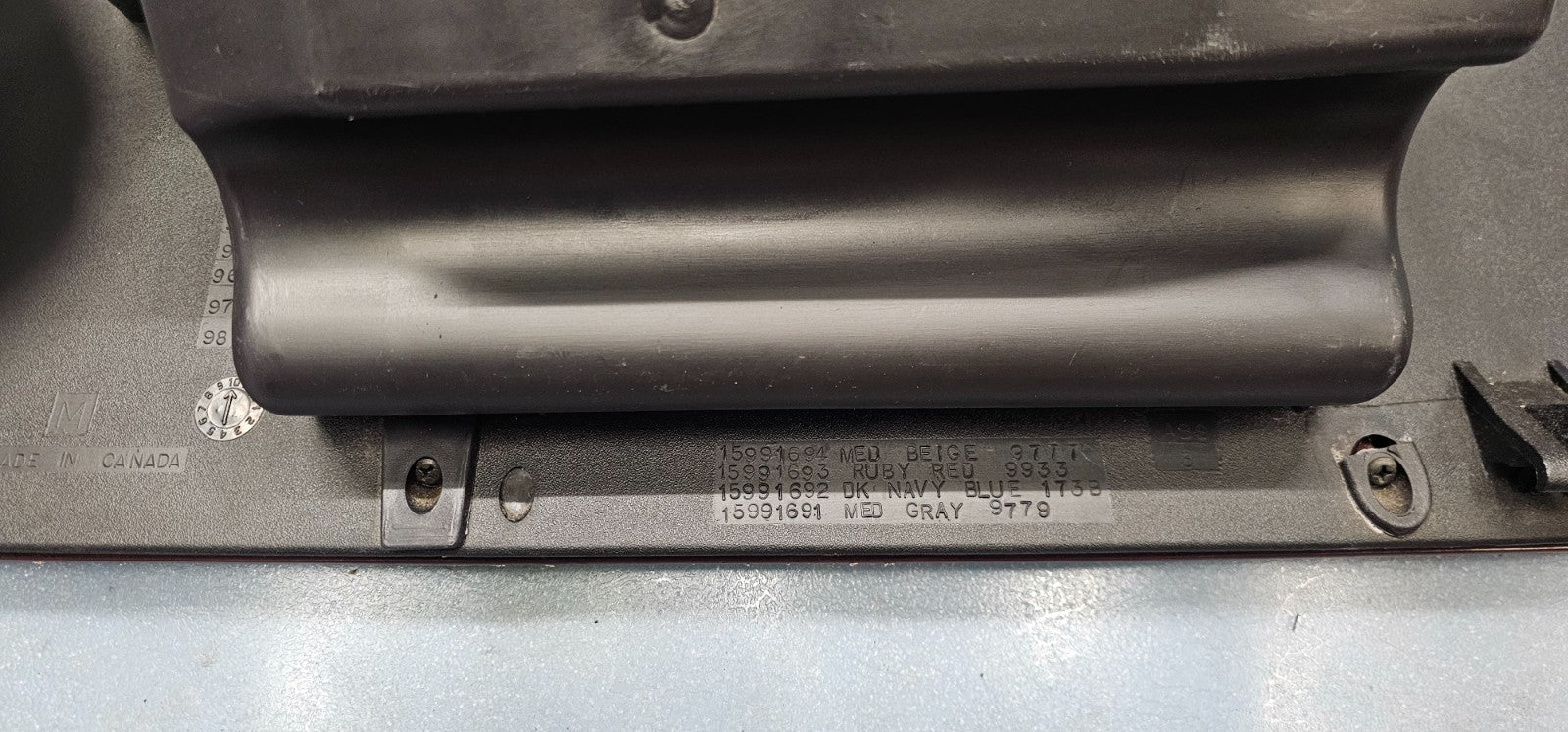 🔥95-99 CHEVY GMC TRUCK SILVERADO C/K Glove Box Storage Door RED G2