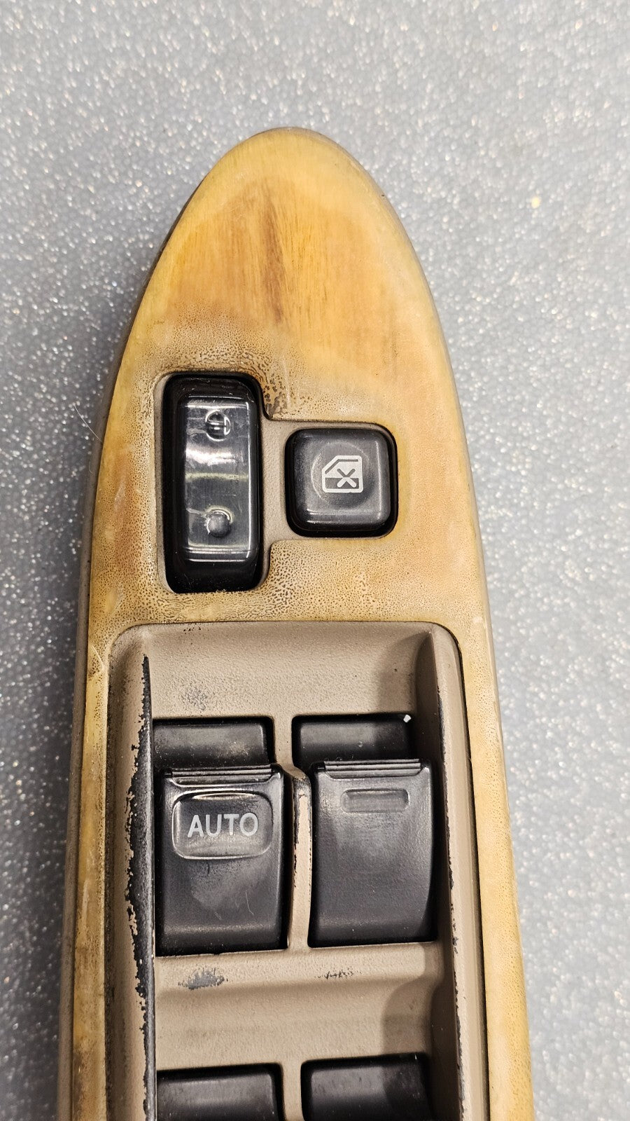 🔥97-01 Camry Corolla Left Driver Power Master Door Window Switch Assembly Wood