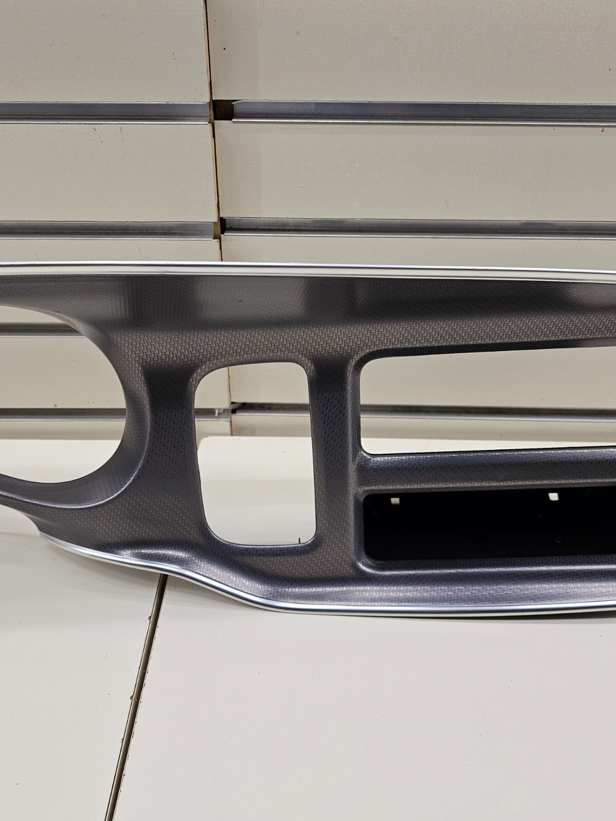 🔥11-14 Charger Dash Radio Speedometer Instrument Cluster Trim Bezel Carbon Gray