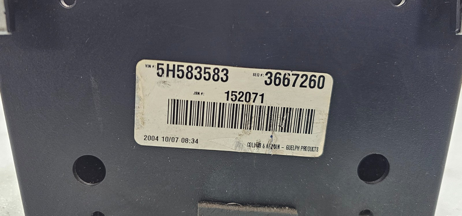 🔥05-07 CHRYSLER 300 CENTER DASH RADIO BEZEL CENTER TRIM PANEL SILVER OEM B16