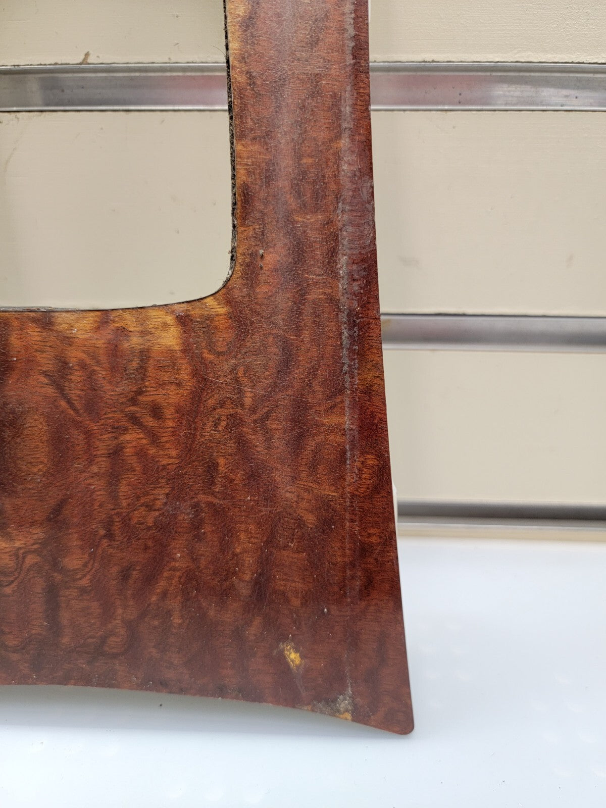 🔥2007-2009 Cadillac SRX Shifter Trim Bezel Front Center Console Woodgrain OEM