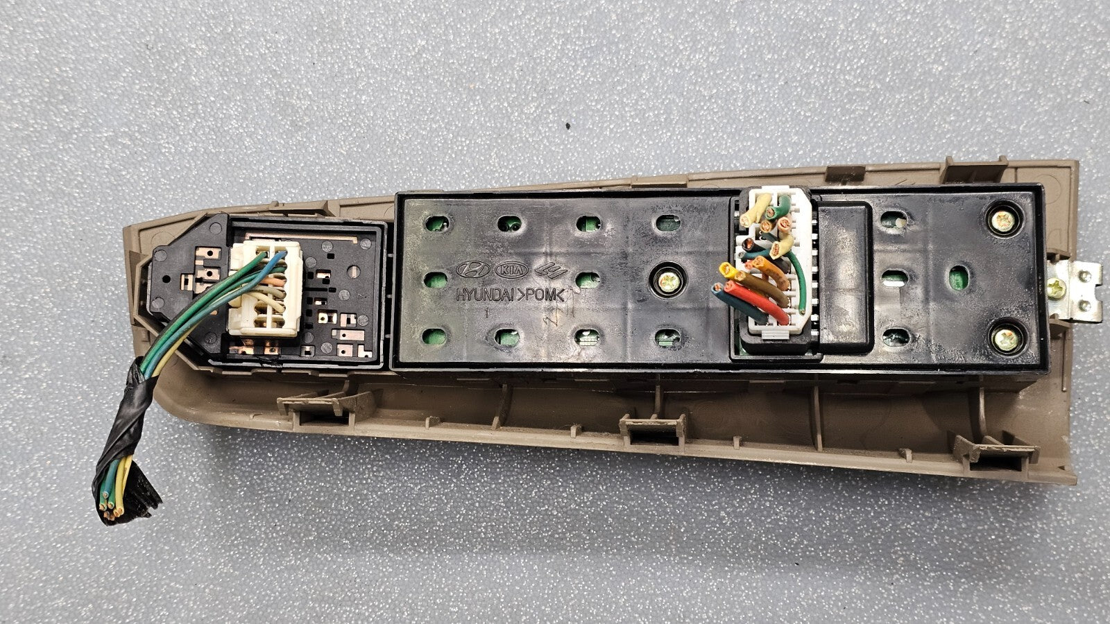 🔥05-10 SPORTAGE LEFT DRIVER MASTER POWER WINDOW SWITCH CONTROL ASSEMBLY TAN OEM