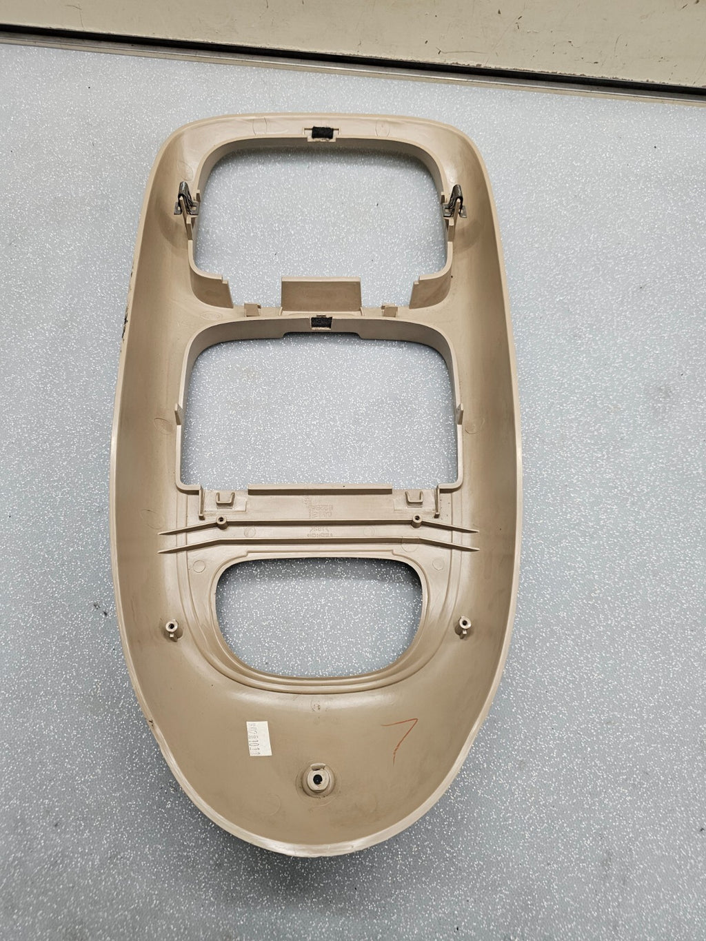 🔥97-03 Ford F150 EXPEDITION Overhead CONSOLE Display Comp STORAGE Frame TAN 08