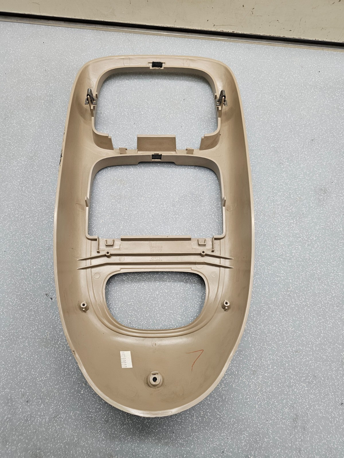 🔥97-03 Ford F150 EXPEDITION Overhead CONSOLE Display Comp STORAGE Frame TAN 08