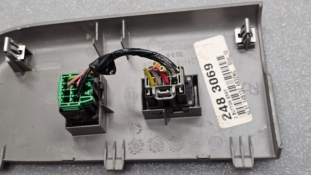 🔥04-08 Ford F150 Right Passenger Power Window 2 Door Switch Control Gray WS24