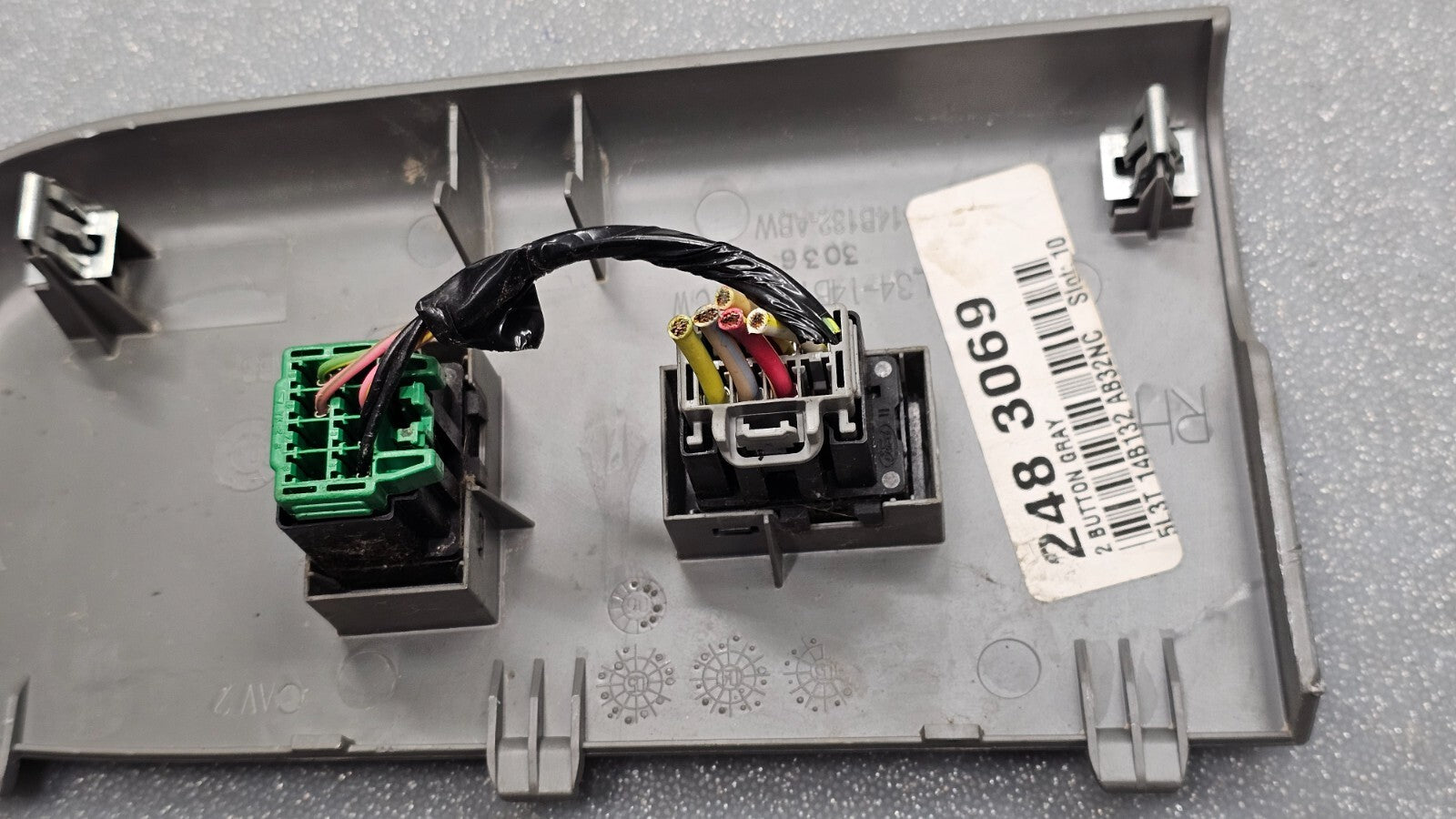 🔥04-08 Ford F150 Right Passenger Power Window 2 Door Switch Control Gray WS24