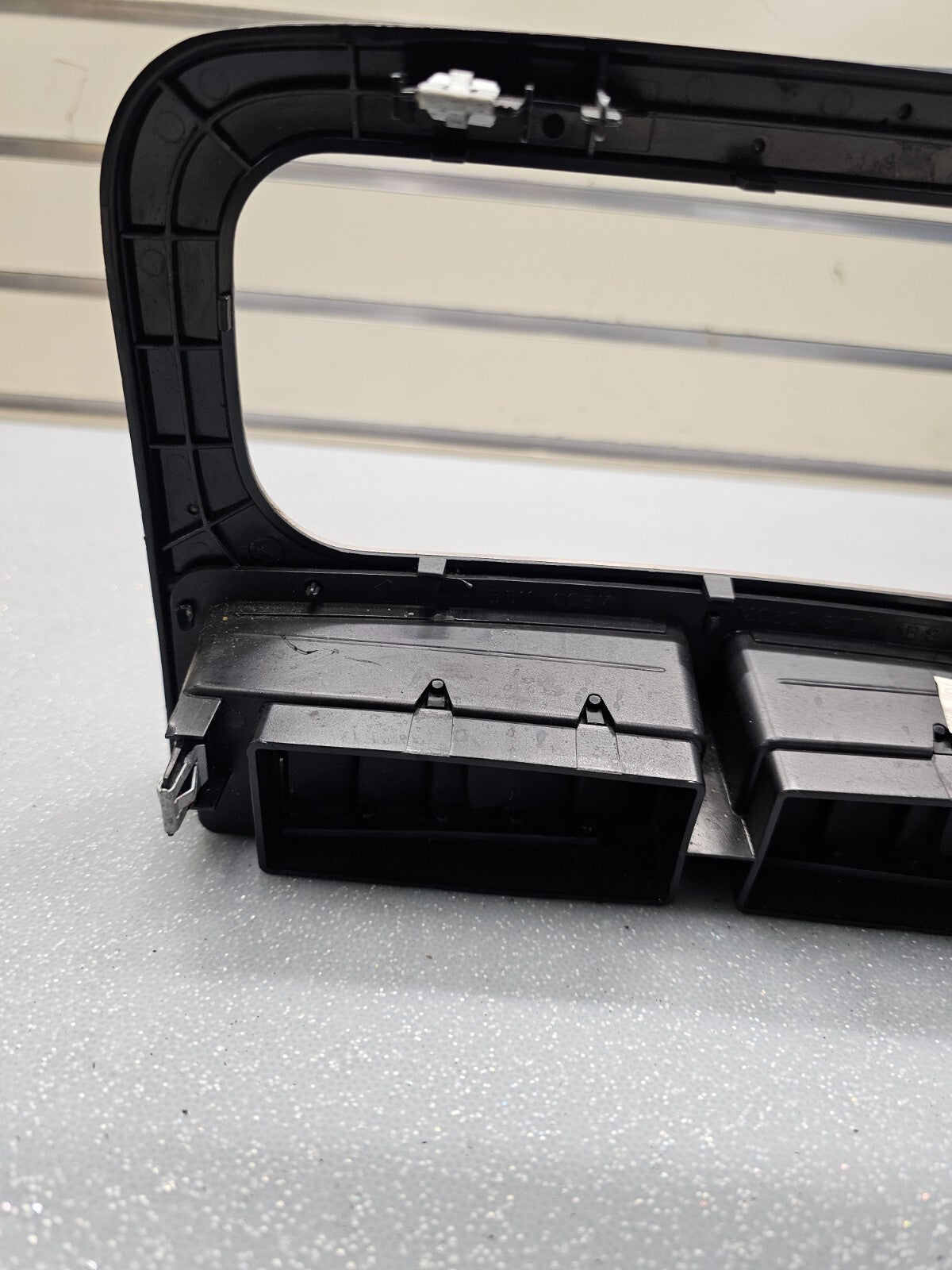 🔥99-04 Jeep Grand Cherokee Center Dash RADIO Bezel A/C Air Vent Trim SILVER