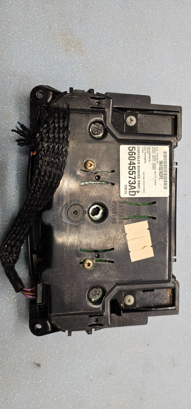 🔥03-10 DODGE RAM MOPAR OVERHEAD CONSOLE DOME MAP COMPASS MODULE ASSEMBLY BLACK