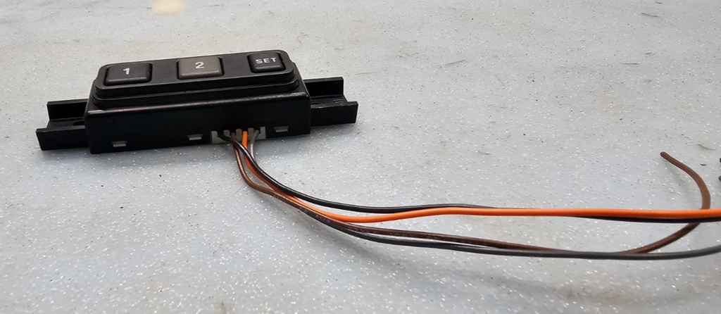 🔥99-04 Jeep Grand Cherokee Left Driver Front Memory Seat Selector Switch BLACK