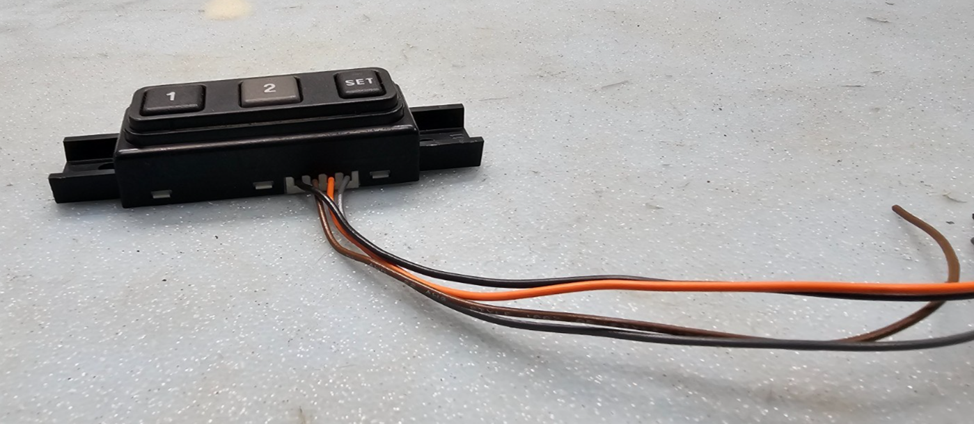 🔥99-04 Jeep Grand Cherokee Left Driver Front Memory Seat Selector Switch BLACK