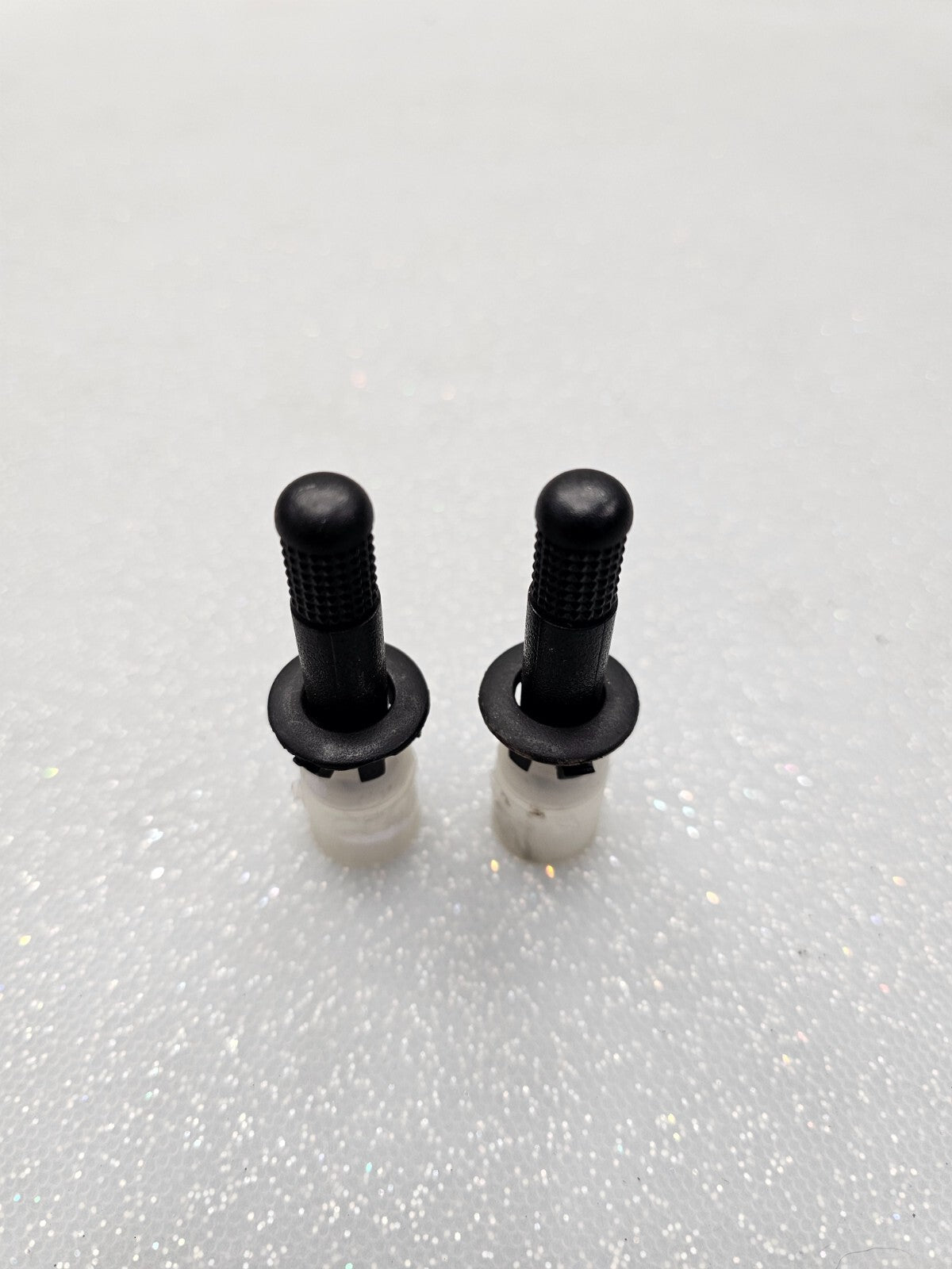 🔥03-07 Honda Accord Odyssey Door Lock Knob Black with Base Seat PAIR TWO OEM